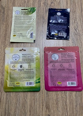 Bee Beauty Kadın Kağıt Maskeleri - Görsel 2