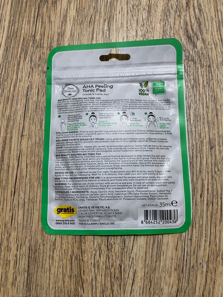 Bee Beauty AHA Peeling Tonik Pedi - Görsel 2