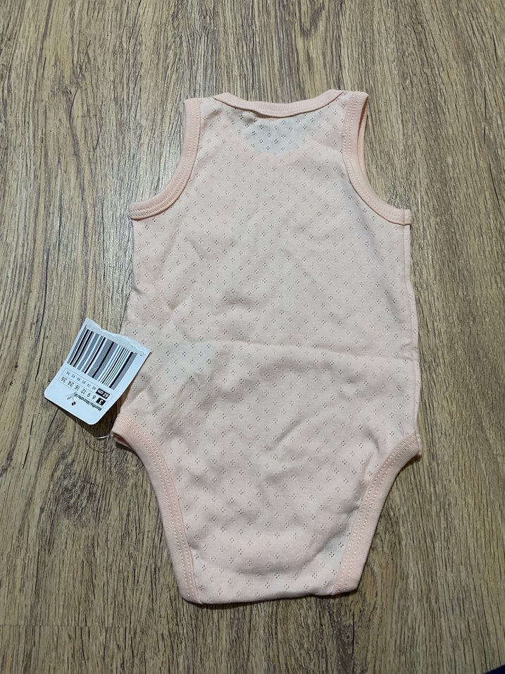 Pastel Pembe Kolsuz Bebek Body - Görsel 2