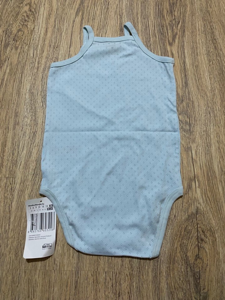 Mavi Renk Bebek Body - Görsel 2