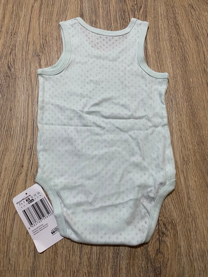 Pastel Yeşil Renk Bebek Body - Görsel 2