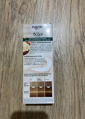 Palette Doğal Renkler Saç Boyası 7-5 Açık Karamel - Görsel 6