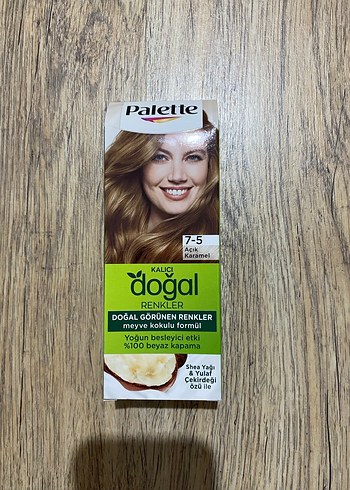 Palette Doğal Renkler Saç Boyası 7-5 Açık Karamel - Görsel 5