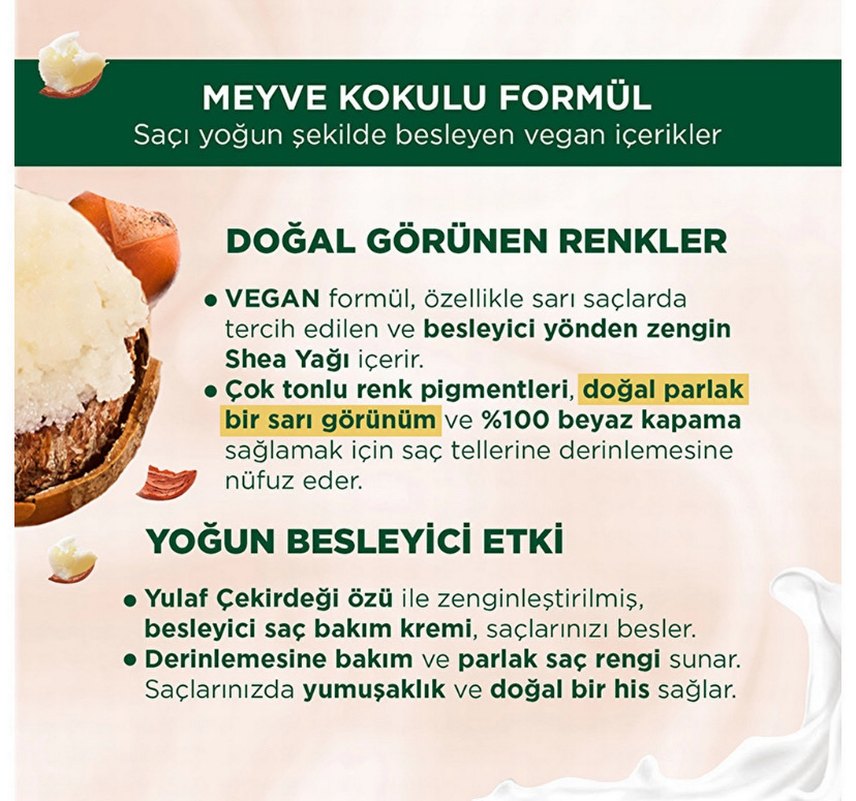 Palette Doğal Renkler Saç Boyası 7-5 Açık Karamel - Görsel 3