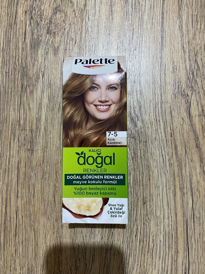 Palette Doğal Renkler Saç Boyası 7-5 Açık Karamel - Görsel 5