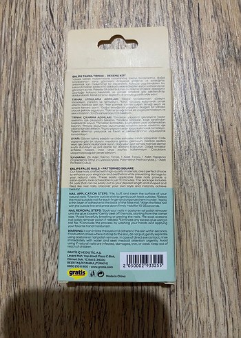 Eklips Desenli Takma Tırnak 24 Adet - Görsel 3