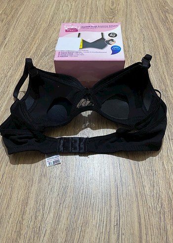 Siyah Dantelli Kaplı Emzirme Sütyeni - Görsel 4