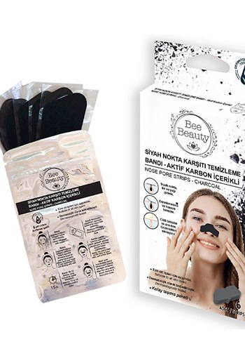 Bee Beauty Aktif Karbonlu Siyah Nokta Burun Bandı - Görsel 2