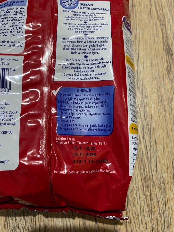 Ülker Bebe Sütlü Bisküvi 400g - Görsel 4