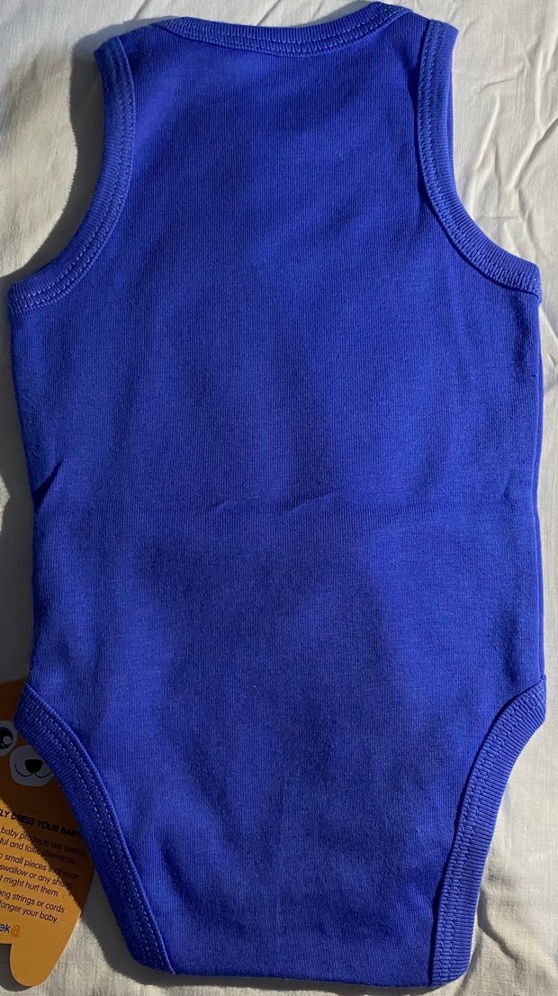 Mavi Erkek Bebek Body (Zıbın) - Görsel 2