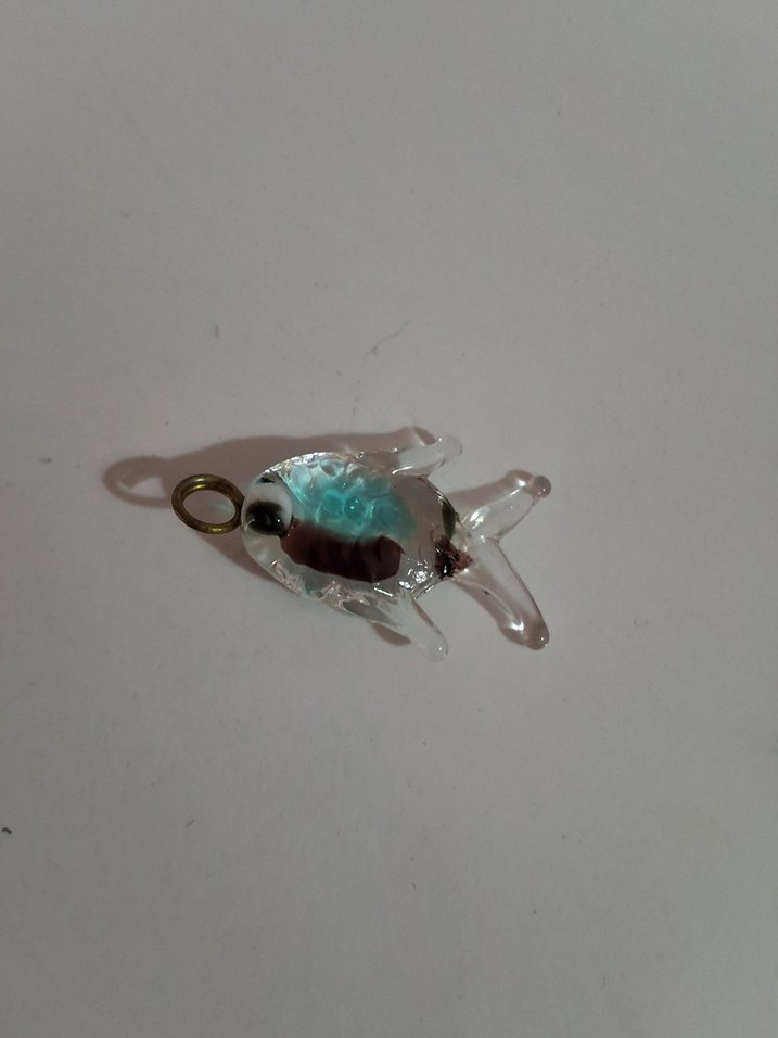 4lü Cam Balık Kolye Ucu Set - Görsel 5