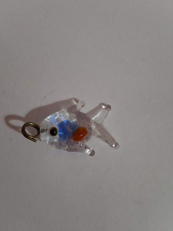 4lü Cam Balık Kolye Ucu Set - Görsel 4