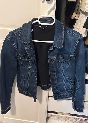 Kadın Lacivert Denim Ceket