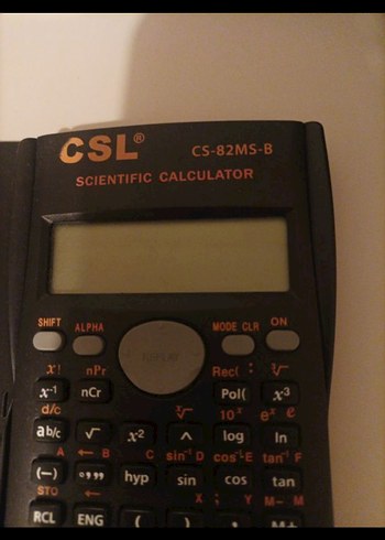 CSL Siyah Bilimsel Hesap Makinesi - Görsel 3