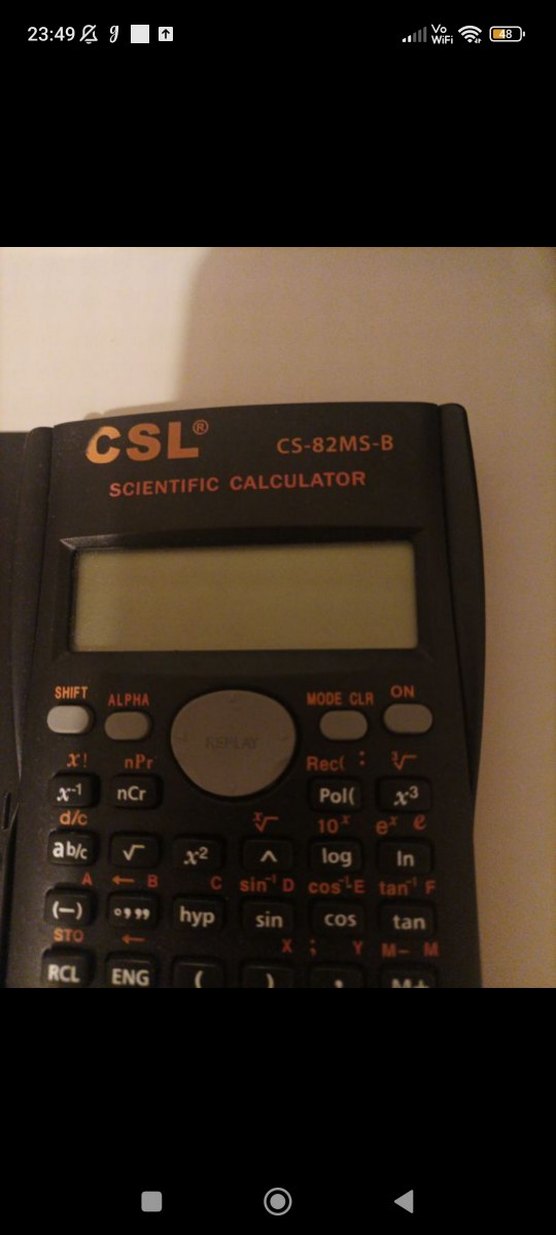 CSL Siyah Bilimsel Hesap Makinesi - Görsel 3