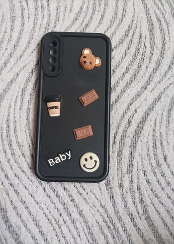 Düğmeli Kahverengi Sokak Stili Telefon Kılıfı - Görsel 2