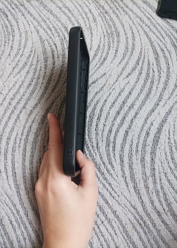 Düğmeli Kahverengi Sokak Stili Telefon Kılıfı - Görsel 3