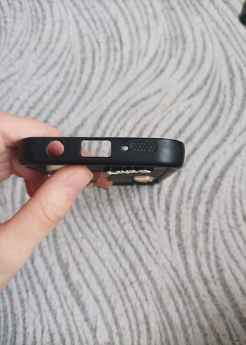 Düğmeli Kahverengi Sokak Stili Telefon Kılıfı - Görsel 4