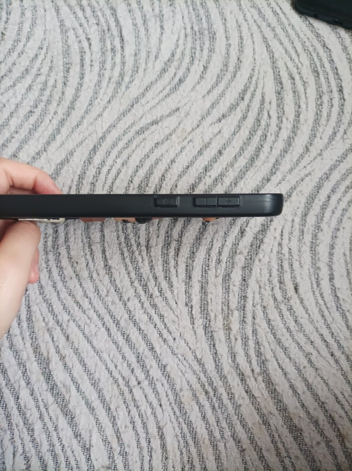 Düğmeli Kahverengi Sokak Stili Telefon Kılıfı - Görsel 5