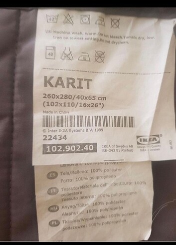 İkea yatak örtüsü - Görsel 5