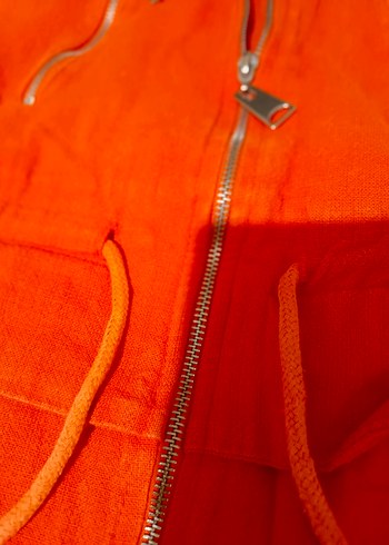 Kısa Kollu narçiçeği Keten Tulum - Görsel 3