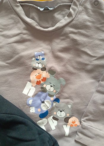 Erkek Çocuk Fermuarlı Kapüşonlu Sweatshirt - Görsel 2