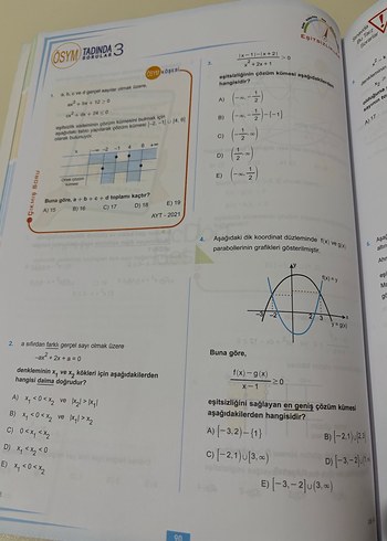 AYT Matematik Soru Bankası - Mehmet Kıvrak - Görsel 4