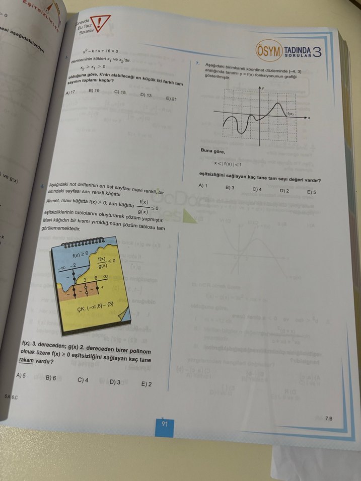 AYT Matematik Soru Bankası - Mehmet Kıvrak - Görsel 3
