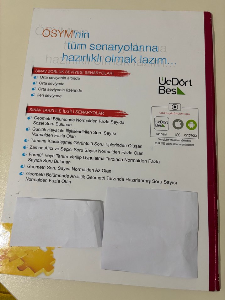 2022 AYT Matematik 10'lu Deneme Kitabı - Görsel 2
