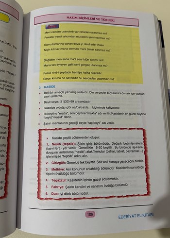 Edebiyat El Kitabı - Sınavlara Hazırlık - Görsel 4