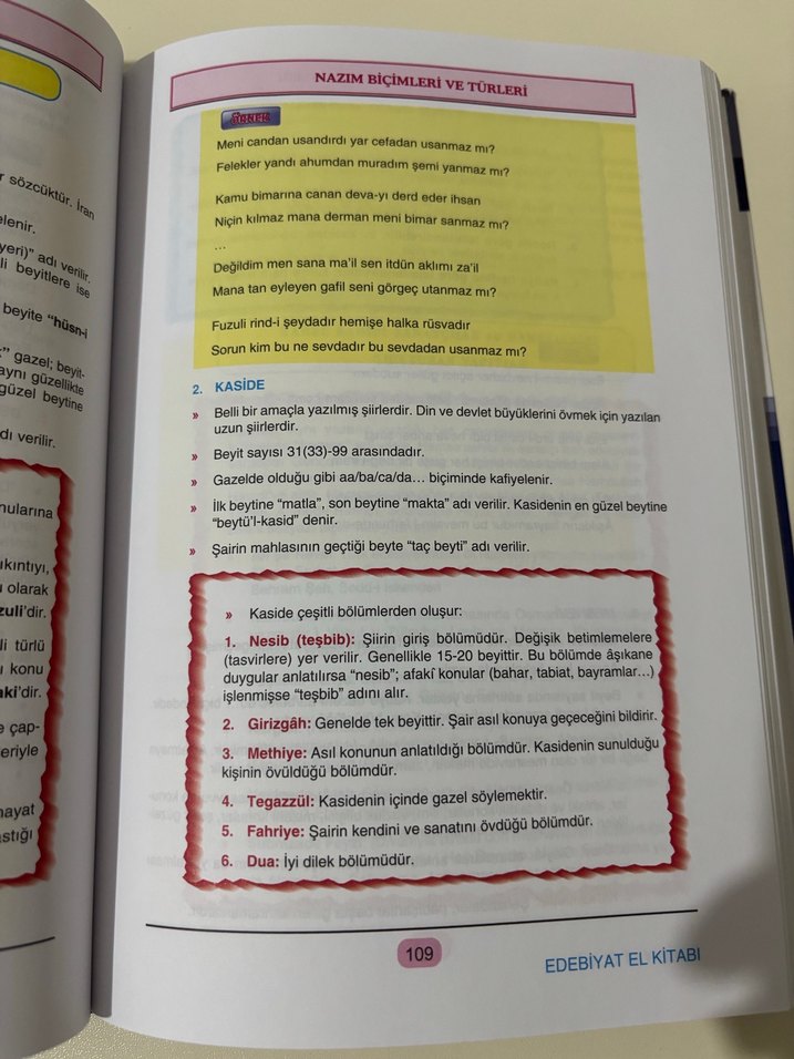 Edebiyat El Kitabı - Sınavlara Hazırlık - Görsel 4