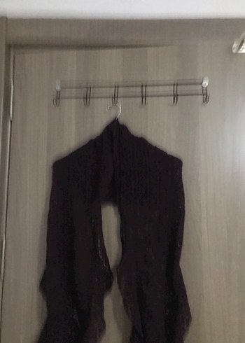  Beden mor Renk Mor Örgü Kadın Şal