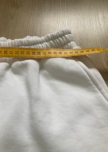 Beyaz Erkek Rahat Kesim Eşofman Altı - Görsel 4