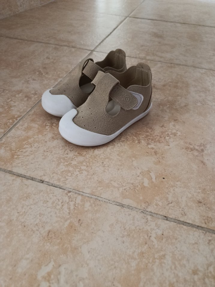 Bej unisex Bebek İlk Adım Ayakkabısı - Görsel 2