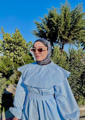 Bebe yaka elbise - Görsel 5