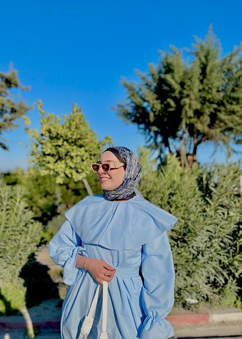 Bebe yaka elbise - Görsel 6