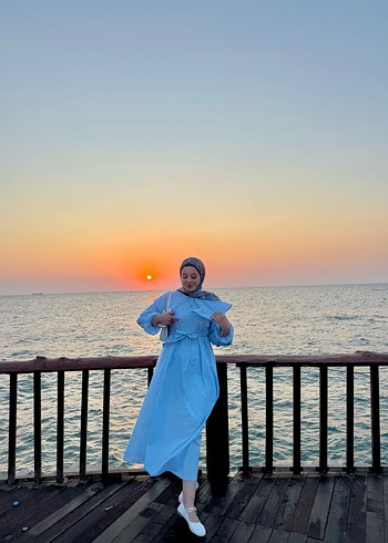 Bebe yaka elbise - Görsel 9