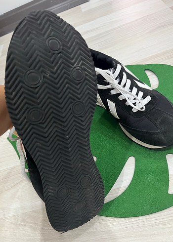38 Beden siyah Renk Siyah Kadın Spor Ayakkabı Beyaz Bağcık