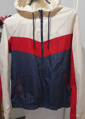 Kadın Günlük Fermuarlı Yağmurluk Ceket - Görsel 2