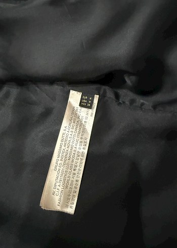 Massimo Dutti Siyah Midi Kadın ceket