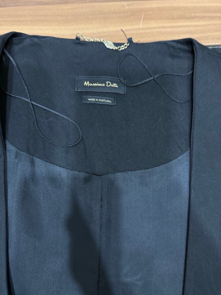 Siyah Midi Kadın ceket - Görsel 2