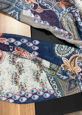 Bohem Çok Renkli Desenli gömlek - Görsel 3