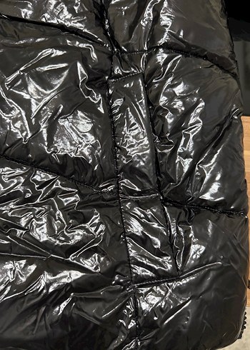 Siyah Suni Kürklü Kadın Kışlık Ceket - Görsel 4