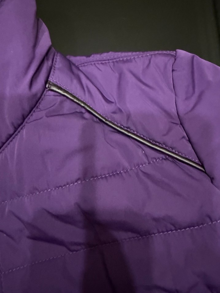 Kadın Mor Fermuarlı Ceket - Görsel 3