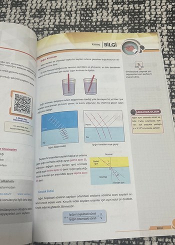 10. Sınıf Fizik 4. Fasikül Optik Soru Bankası
