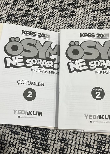  KPSS 2021 ÖSYM Ne Sorar? Tam Çözümlü 10 Deneme