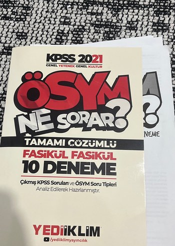 KPSS 2021 ÖSYM Ne Sorar? Tam Çözümlü 10 Deneme