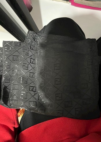 Siyah jakar şal - Görsel 2