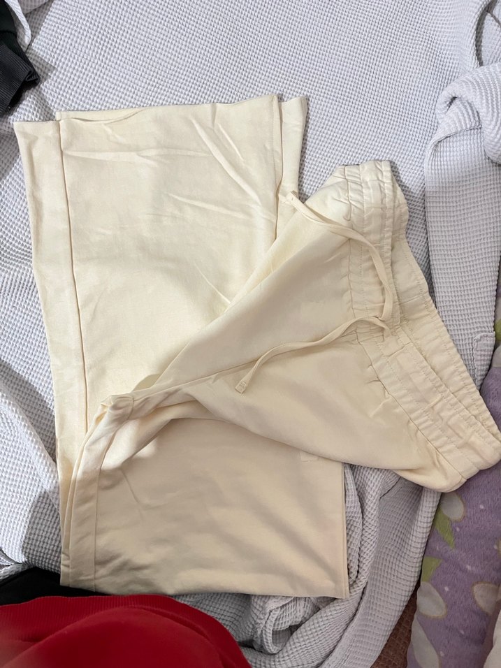 Kadın Bej eşofman altı - Görsel 3