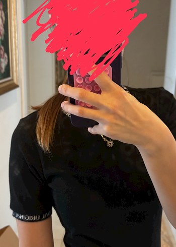 Siyah Kısa Kollu Midi Kadın Elbise - Görsel 2